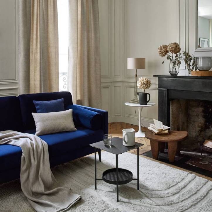 Les textiles pour adopter le beige en déco